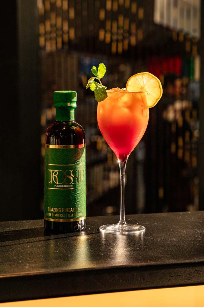 Signature alcohol-free mocktail